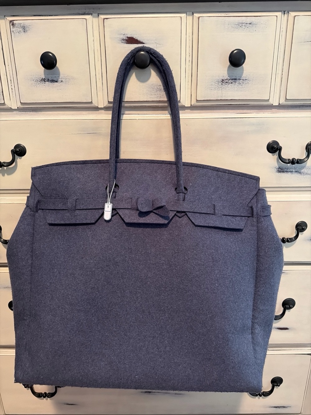 Save My Bag Miss Bag Extra Large Blue Made Italy